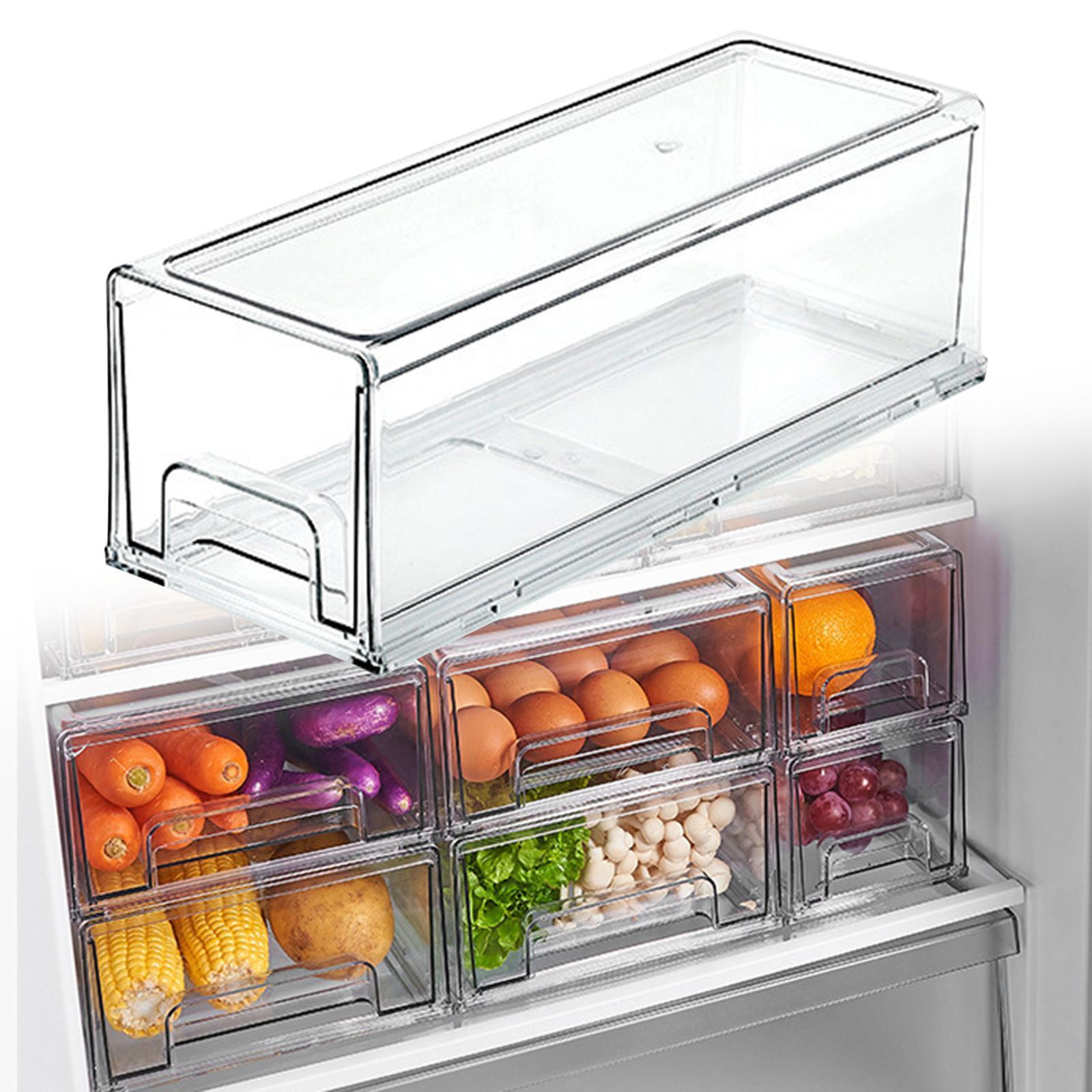 Food Storage Without Pantry - กล่องจัดระเบียบตู้เย็น, กล่องเก็บของในครัว, กล่องจัดระเบียบตู้กับข้าว, กล่องใส่อาหารแบบดึงออกได้สำหรับตู้เย็น