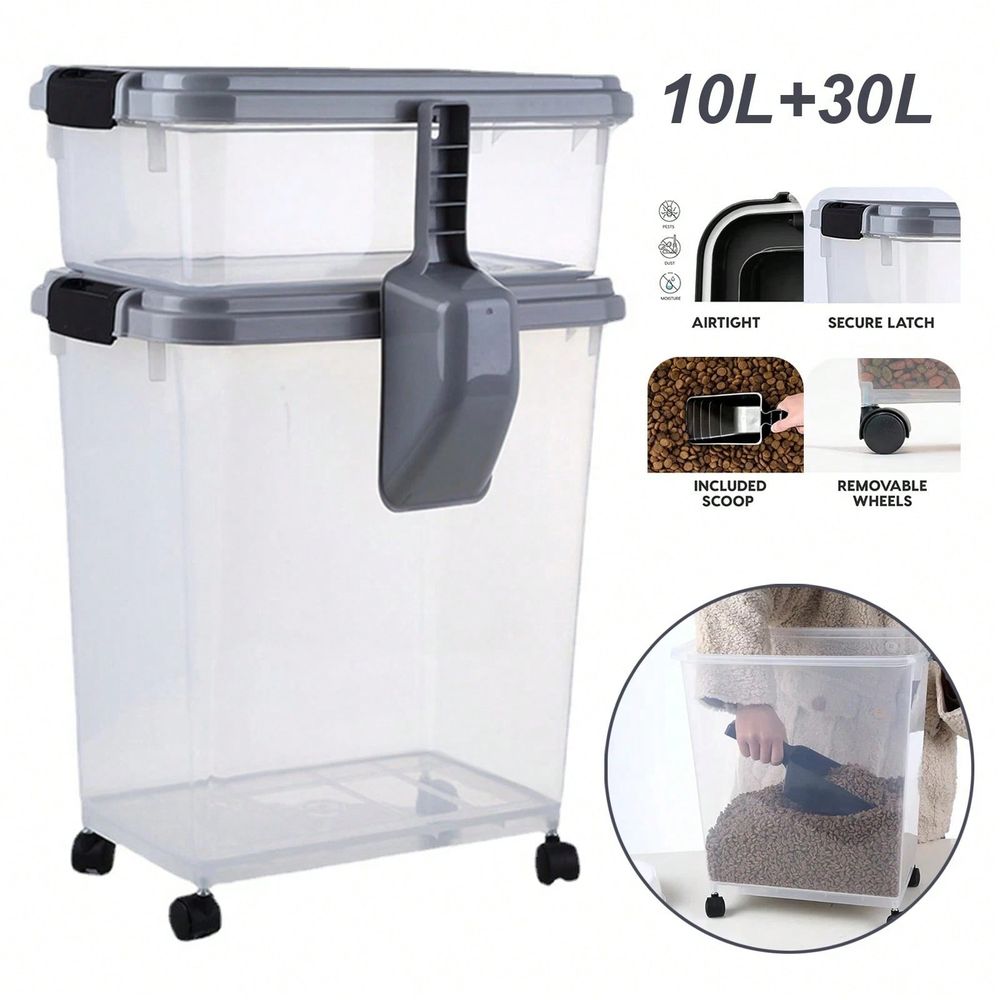 Food Storage For Dog - ภาชนะเก็บอาหาร, ชุด 30 ปอนด์ 11 ปอนด์,