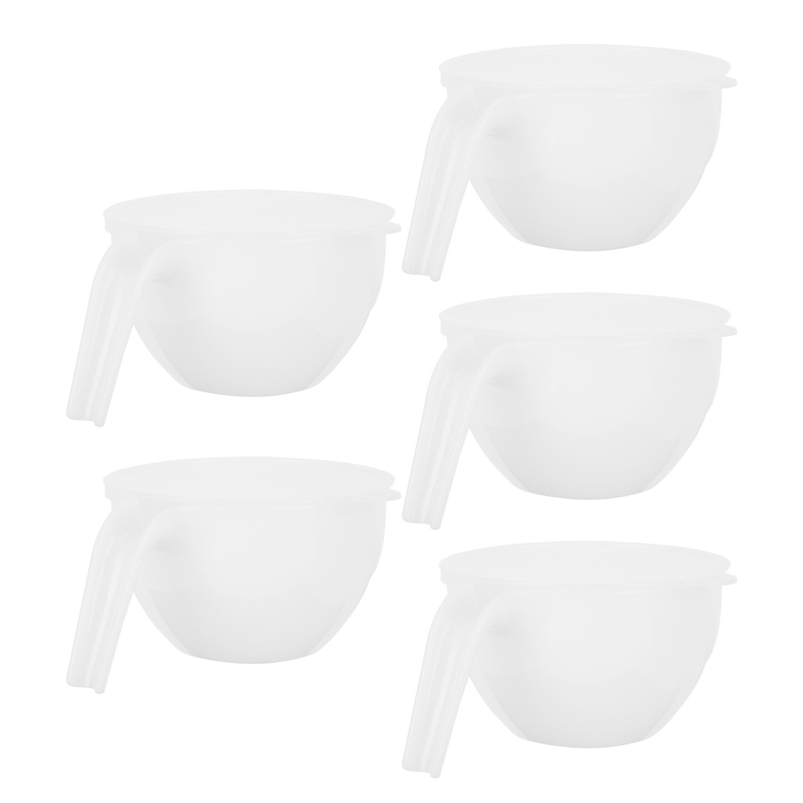Food Storage Bowls - ชุดชามผสมอเนกประสงค์ 5 ชิ้น ดีไซน์สวยเก๋ สำหรับครีม น้ำตาลไอซิ่ง