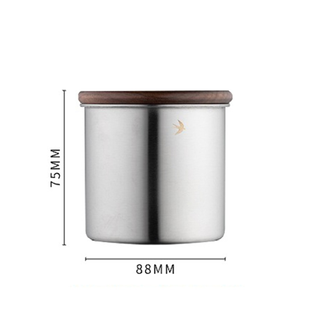 Food Storage News - ใหม่! กระปุกมัทฉะสแตนเลส ฝาไม้ 380 มล. 560