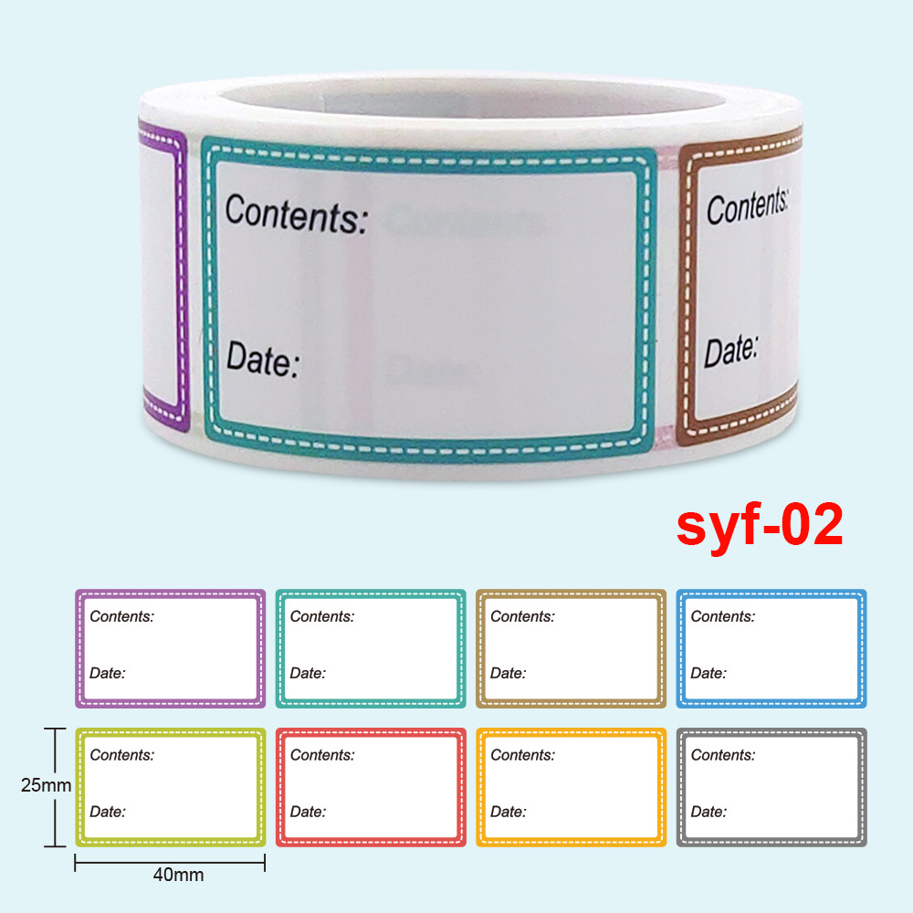 Food Storage Labels - Safe Date แคตตาล็อกอาหาร Storage Self-กาวสติกเกอร์ฉลากห้องครัวตู้เย็นป้ายเปล่าสติกเกอร์สํานักงานเครื่องเขียน