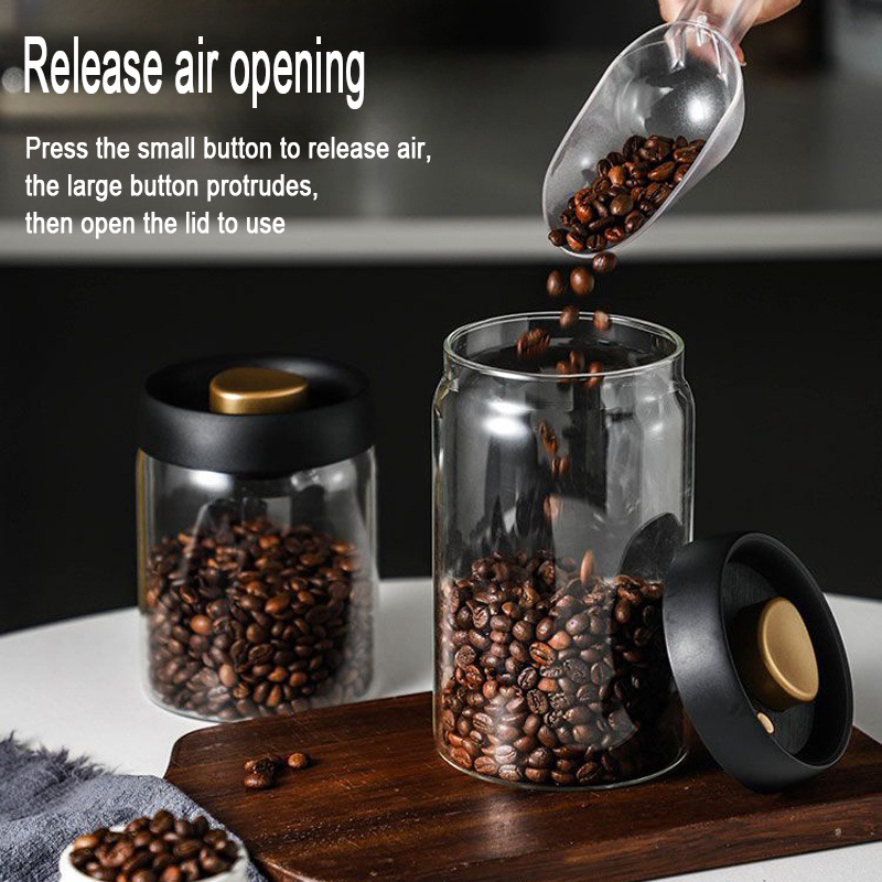 Food Storage News - ใหม่ Bean กาแฟคอนเทนเนอร์ซีลสูญญากาศคอนเทนเนอร์ Coffee Bean Storage