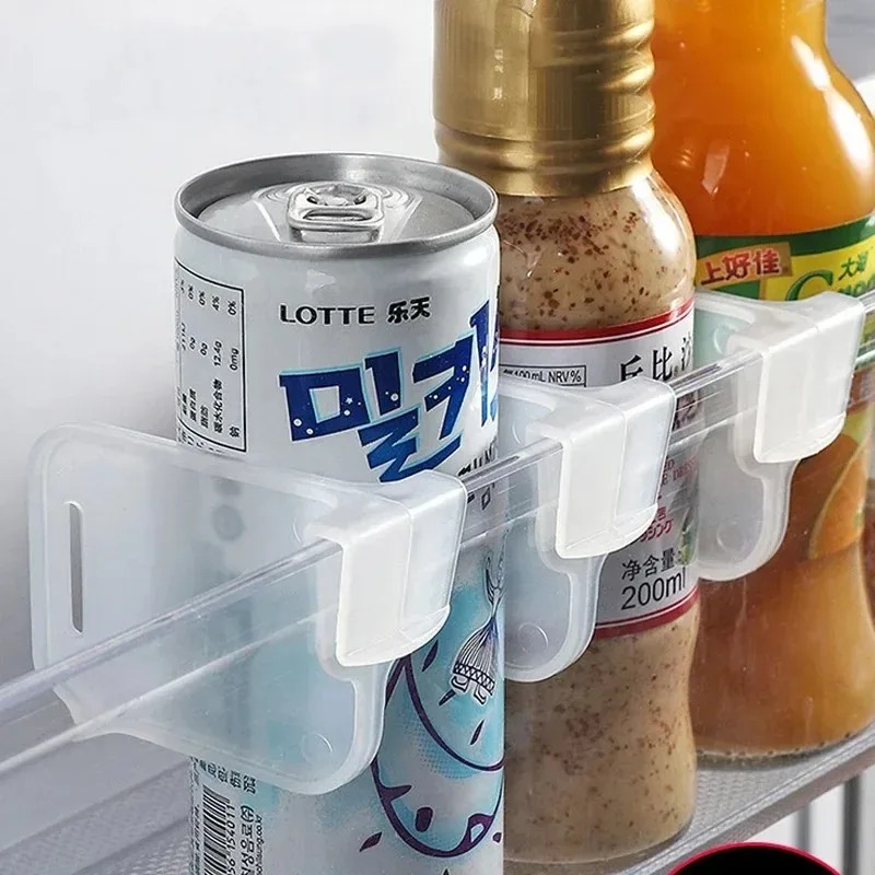 Food Storage And Organizer - ตัวจัดระเบียบประตูตู้เย็นแบบปรับได้ สำหรับจัดเก็บอาหารและจัดระเบียบห้องครัว
