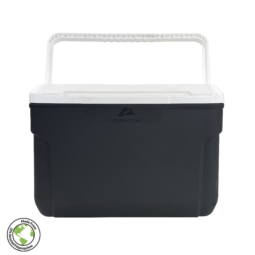Food Storage In Cooler - กล่องเก็บความเย็นแบบแข็งมีล้อ ขนาด 10 ควอร์ต สำหรับแคมป์ปิ้ง ปิกนิก
