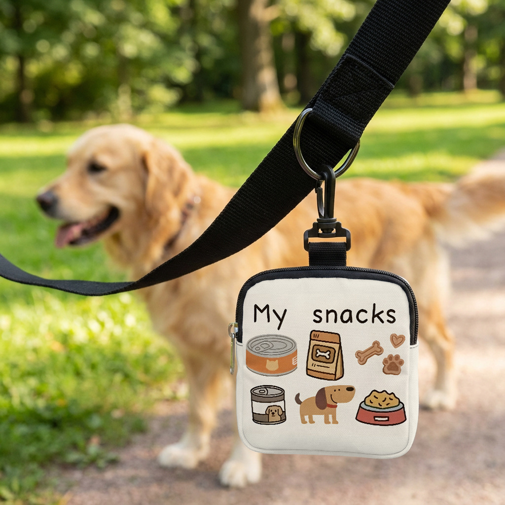 Food Storage For Dog - ถุงอาหารแมวลายการ์ตูนใหม่, ถุงอาหารสุนัขลายอุ้งเท้า, ถุงขนมสัตว์เลี้ยง, ถุงอาหารสุนัขแบบพกพาสำหรับออกไปข้างนอก, ถุงขนมสัตว์เลี้ยง