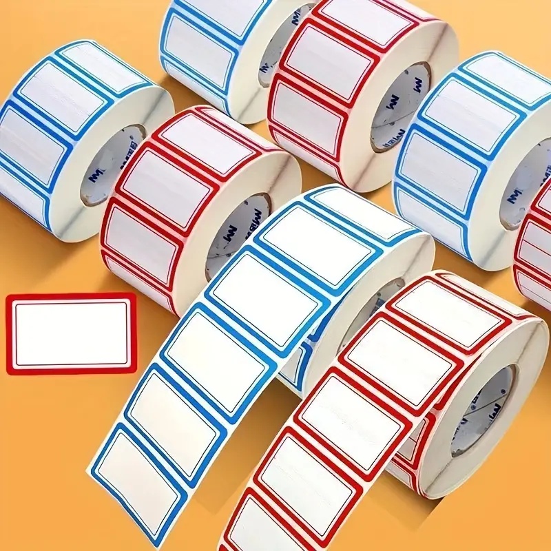 Food Storage Labels - 500 ชิ้นฉลากตู้แช่แข็งแบบไม่มีสารตกค้าง กันน้ำและทนน้ำมัน นำกลับมาใช้ใหม่ได้สำหรับภาชนะบรรจุอาหารและห้องเก็บอาหาร