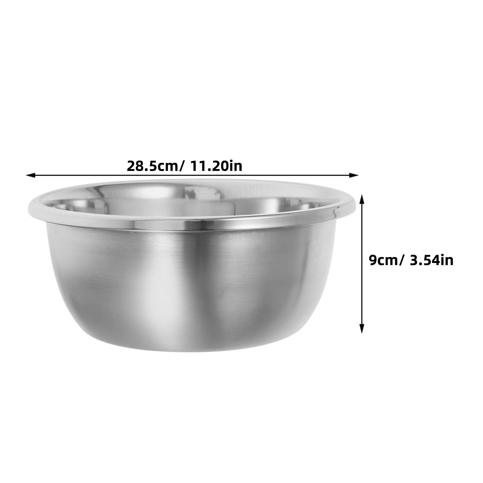 ชามผสมอาหารสแตนเลสทรงกลมขนาดให - Food Storage Bowls บทวิจารณ์และราคา