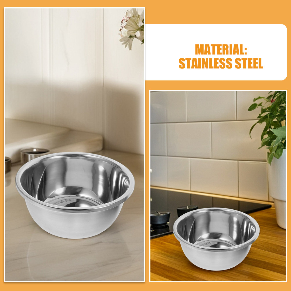 ชามผสมอาหารสแตนเลสทรงกลมขนาดให - Food Storage Bowls บทวิจารณ์และราคา