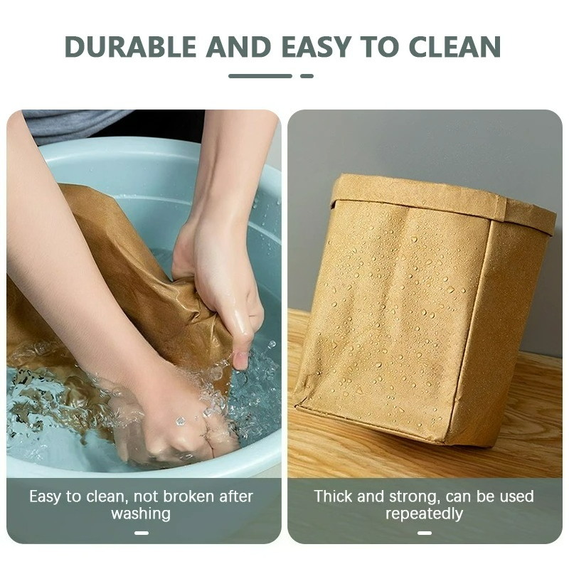 ถุงกระดาษคราฟท์ ถุงเก็บของกระด - Food Storage Reusable Bags บทวิจารณ์และราคา