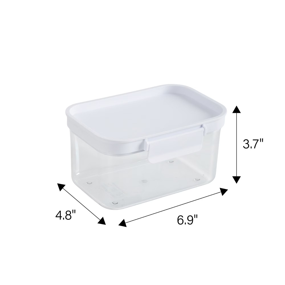 กล่องเก็บอาหารพลาสติกทรงสี่เหล - Food Storage And Organizer บทวิจารณ์และราคา