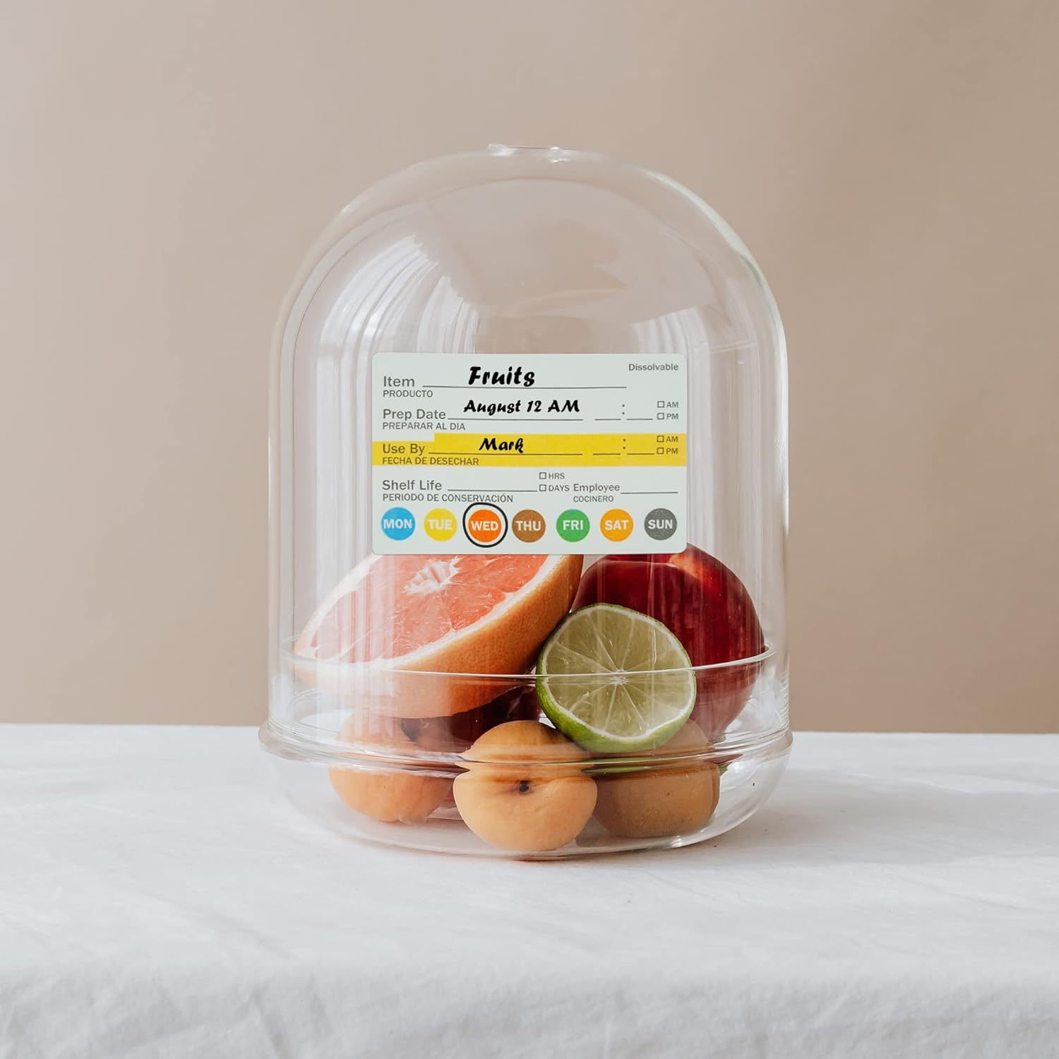 250 ชิ้น/ม้วน ป้ายวันที่อาหาร  - Food Storage Labels บทวิจารณ์และราคา