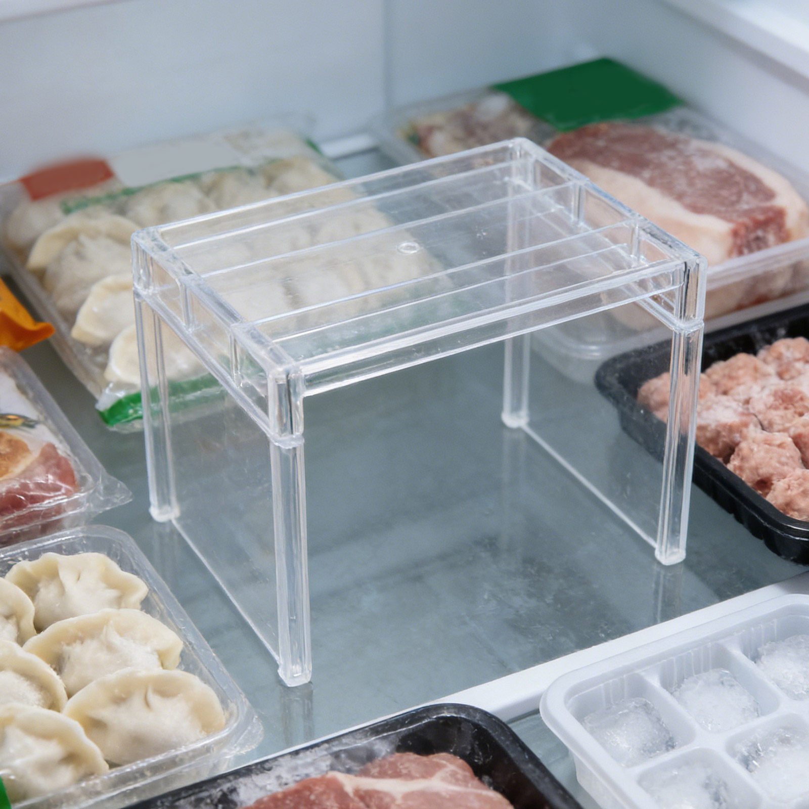 ชั้นวางของในตู้เย็นแบบใส 2 ชิ้ - Food Storage And Organizer บทวิจารณ์และราคา