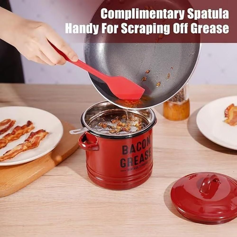 ภาชนะใส่ไขมันเบคอนขนาดใหญ่ 46  - Food Storage News บทวิจารณ์และราคา