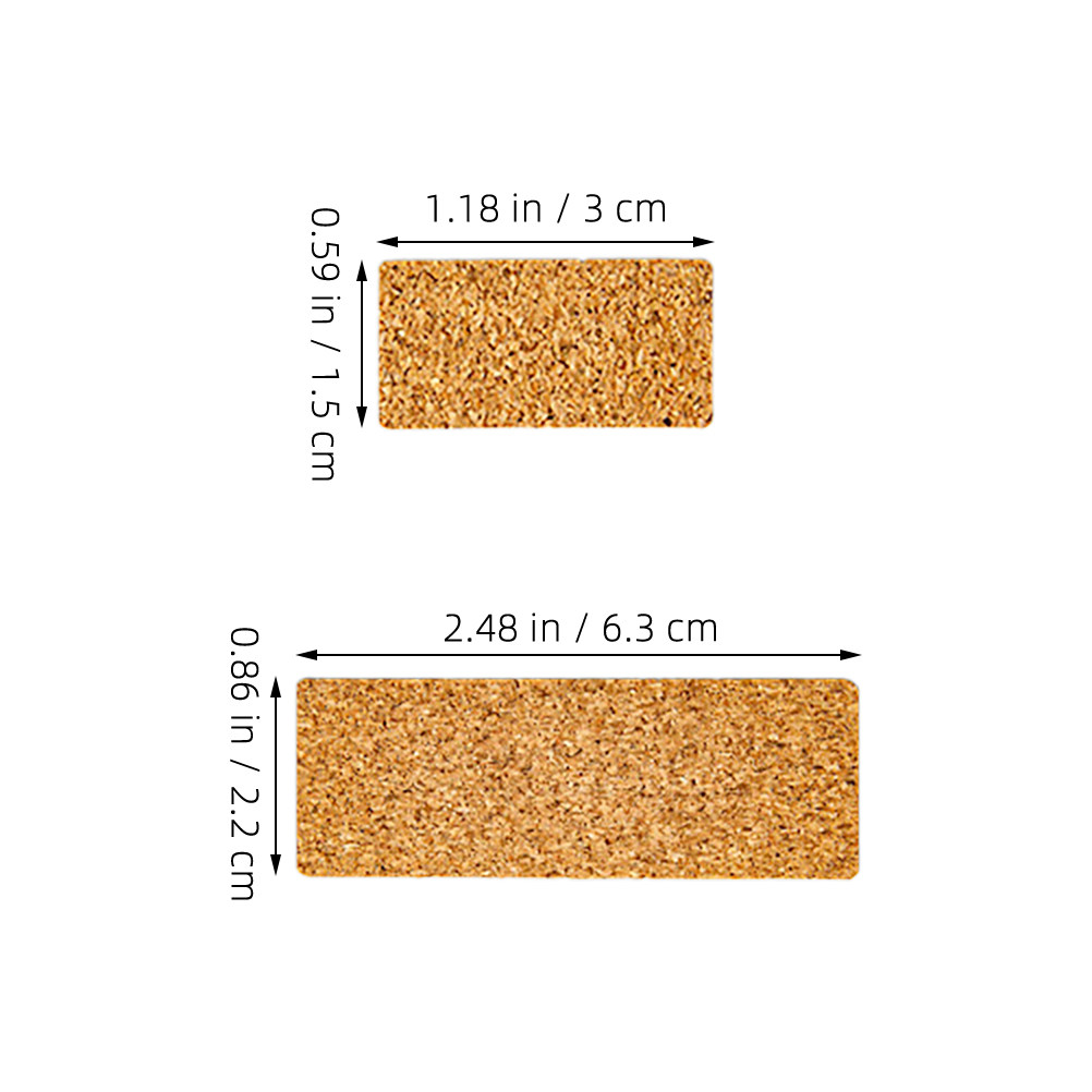 สติกเกอร์ฉลากกระดาษไม้ก๊อกแบบน - Food Storage Labels บทวิจารณ์และราคา