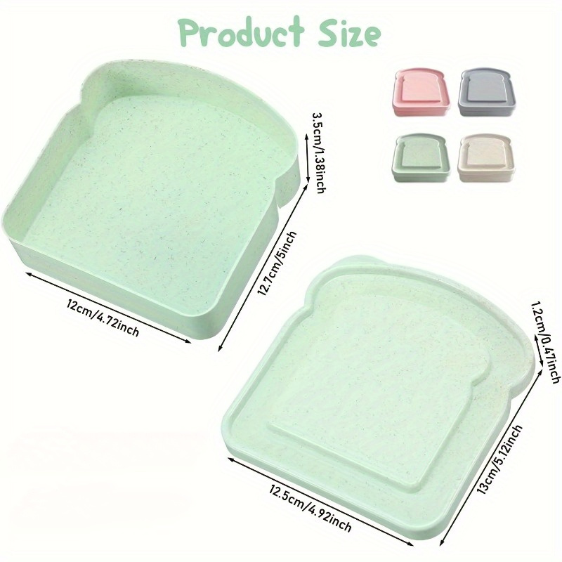 กล่องเบนโตะ 1 ชิ้น, ภาชนะแซนวิ - Food Storage Box Plastic บทวิจารณ์และราคา