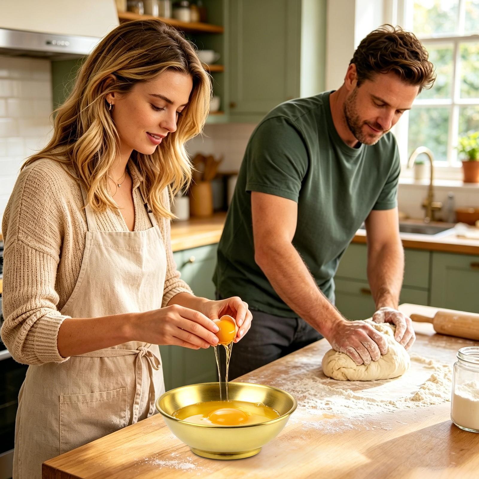 ชามทองแดงขนาดใหญ่สำหรับผสมสลัด - Food Storage Bowls บทวิจารณ์และราคา