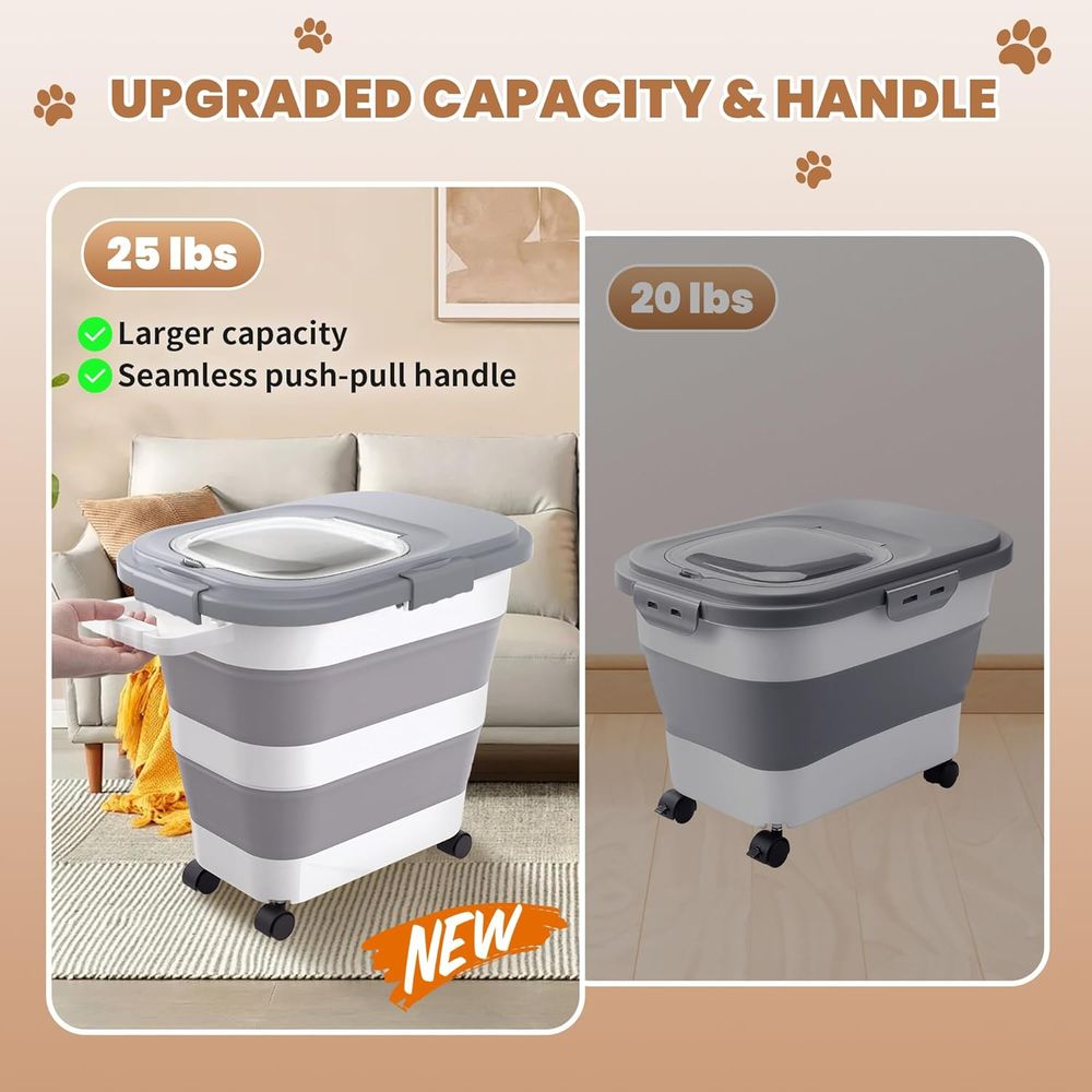 ภาชนะเก็บอาหารสุนัขแบบปิดสนิท, - Food Storage For Dog บทวิจารณ์และราคา