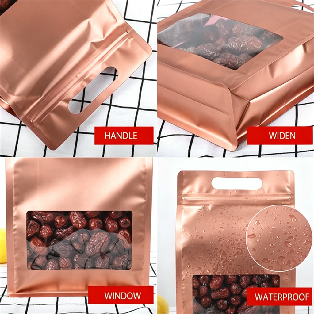 ถุงพลาสติกทรงแปดเหลี่ยมสีทองแบ - Food Storage Plastic บทวิจารณ์และราคา