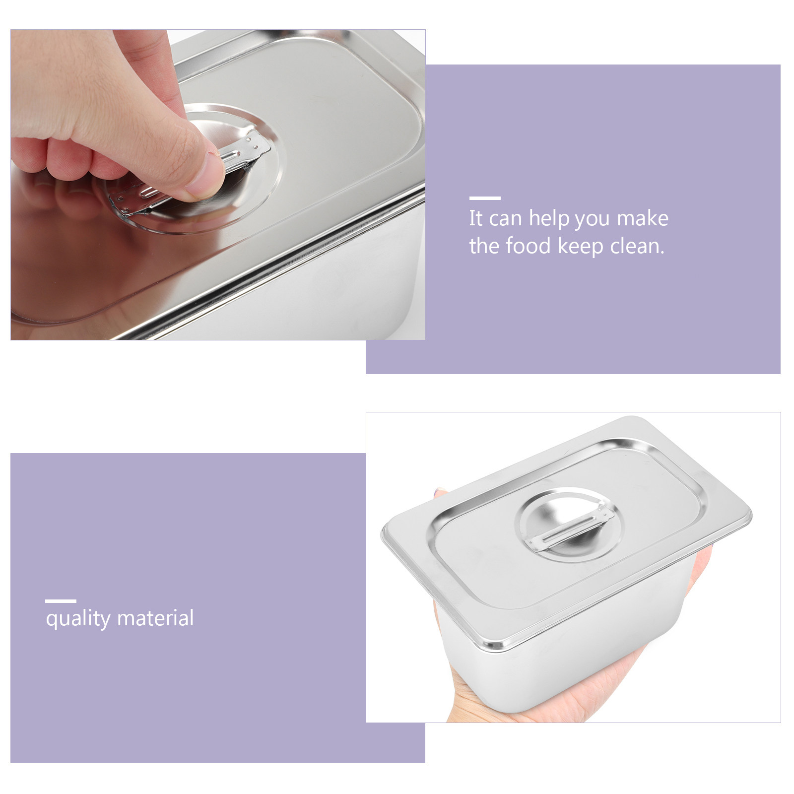 ชุดอ่างสแตนเลสสำหรับใส่ผลไม้แล - Food Storage Home บทวิจารณ์และราคา