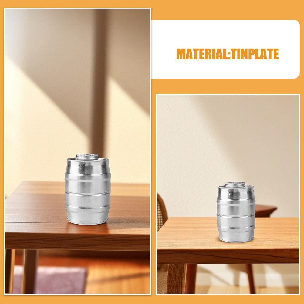 กระป๋องเก็บกาแฟทรงถังไวน์ ฝาปิ - Food Storage Box Plastic บทวิจารณ์และราคา