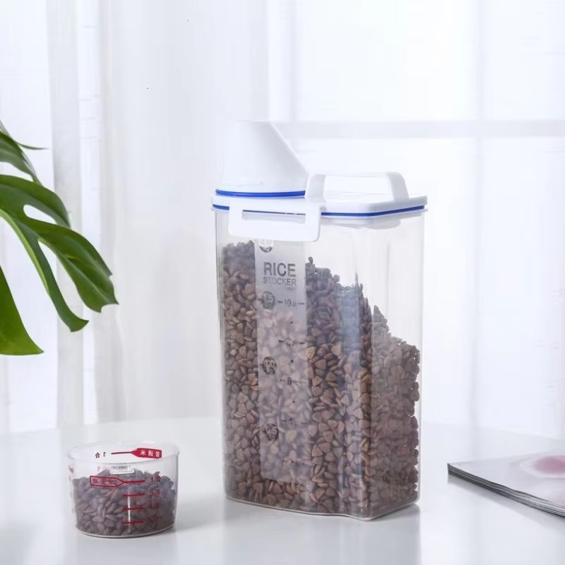 กล่องเก็บอาหารสัตว์เลี้ยงพลาสต - Food Storage For Dog บทวิจารณ์และราคา