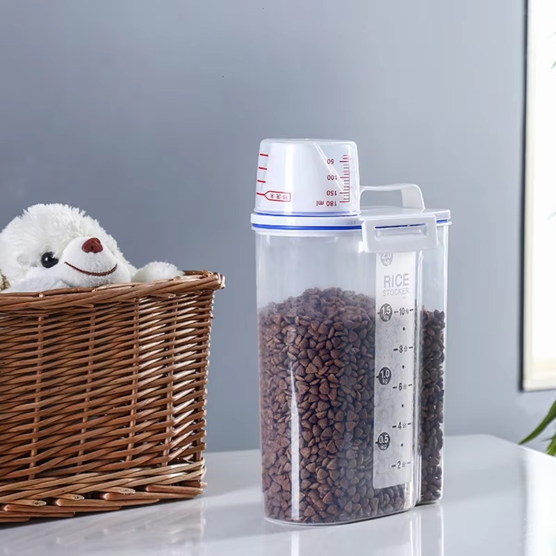 กล่องเก็บอาหารสัตว์เลี้ยงพลาสต - Food Storage For Dog บทวิจารณ์และราคา