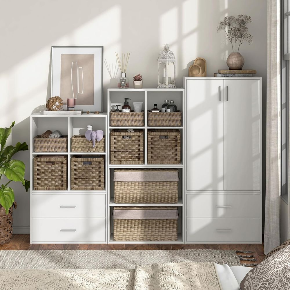 ตู้เก็บของไม้แบบซ้อนได้ 2 ชั้น - Food Storage Without Pantry บทวิจารณ์และราคา