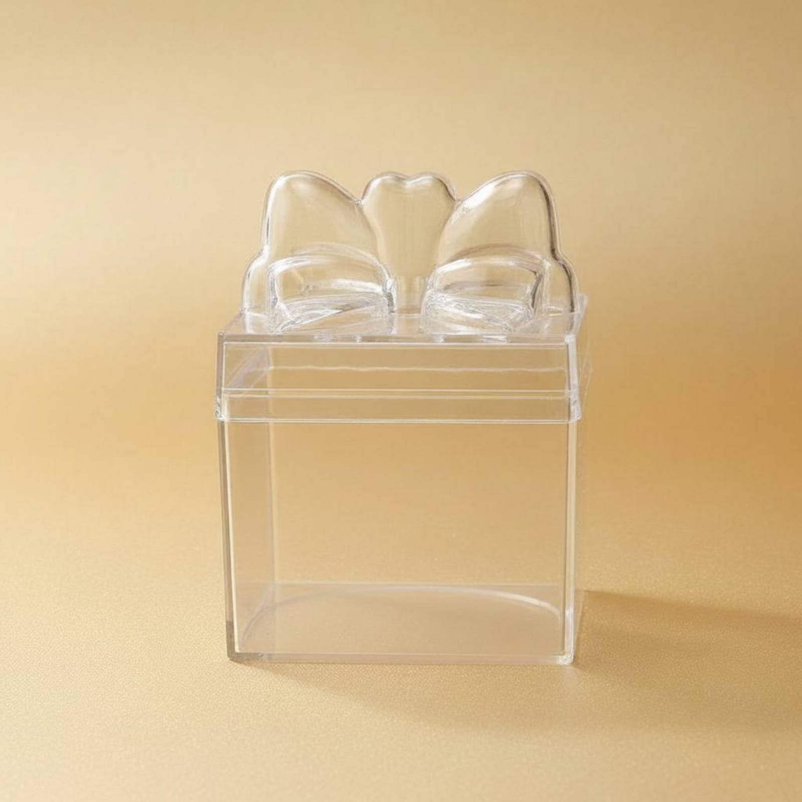 กล่องขนมพลาสติกใสพร้อมริบบิ้น  - Food Storage Box Plastic บทวิจารณ์และราคา