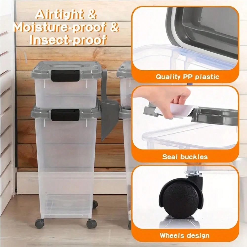 ภาชนะเก็บอาหาร, ชุด 30 ปอนด์ 1 - Food Storage For Dog บทวิจารณ์และราคา