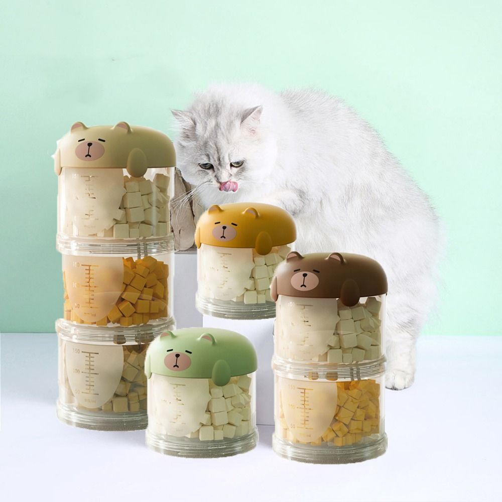 กล่องใส่อาหารแมวพลาสติกหลายชั้ - Food Storage For Dog บทวิจารณ์และราคา