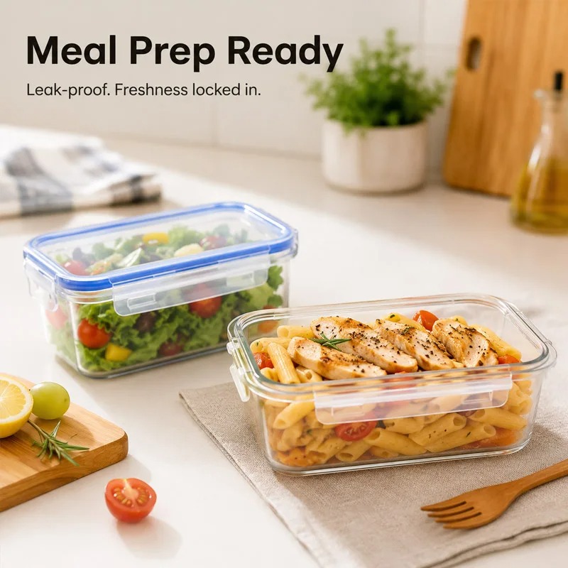 กล่องเก็บอาหารในตู้เย็น 4 ขนาด - Food Storage Box Plastic บทวิจารณ์และราคา