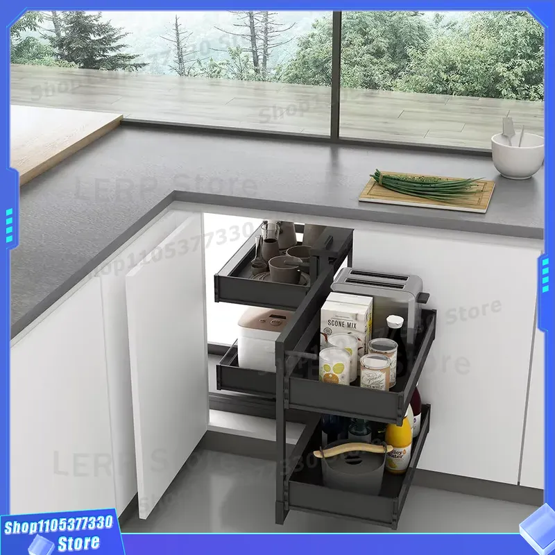 ตะกร้าลิ้นชักเก็บของในครัวแบบด - Food Storage Without Pantry บทวิจารณ์และราคา