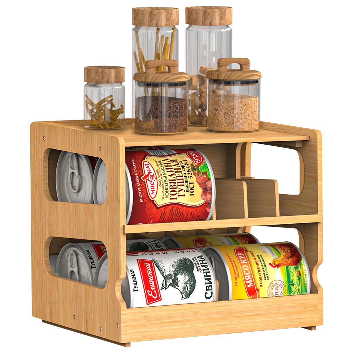 ชั้นวางของแบบซ้อนได้ 2 ชั้น ทำ - Food Storage Without Pantry บทวิจารณ์และราคา