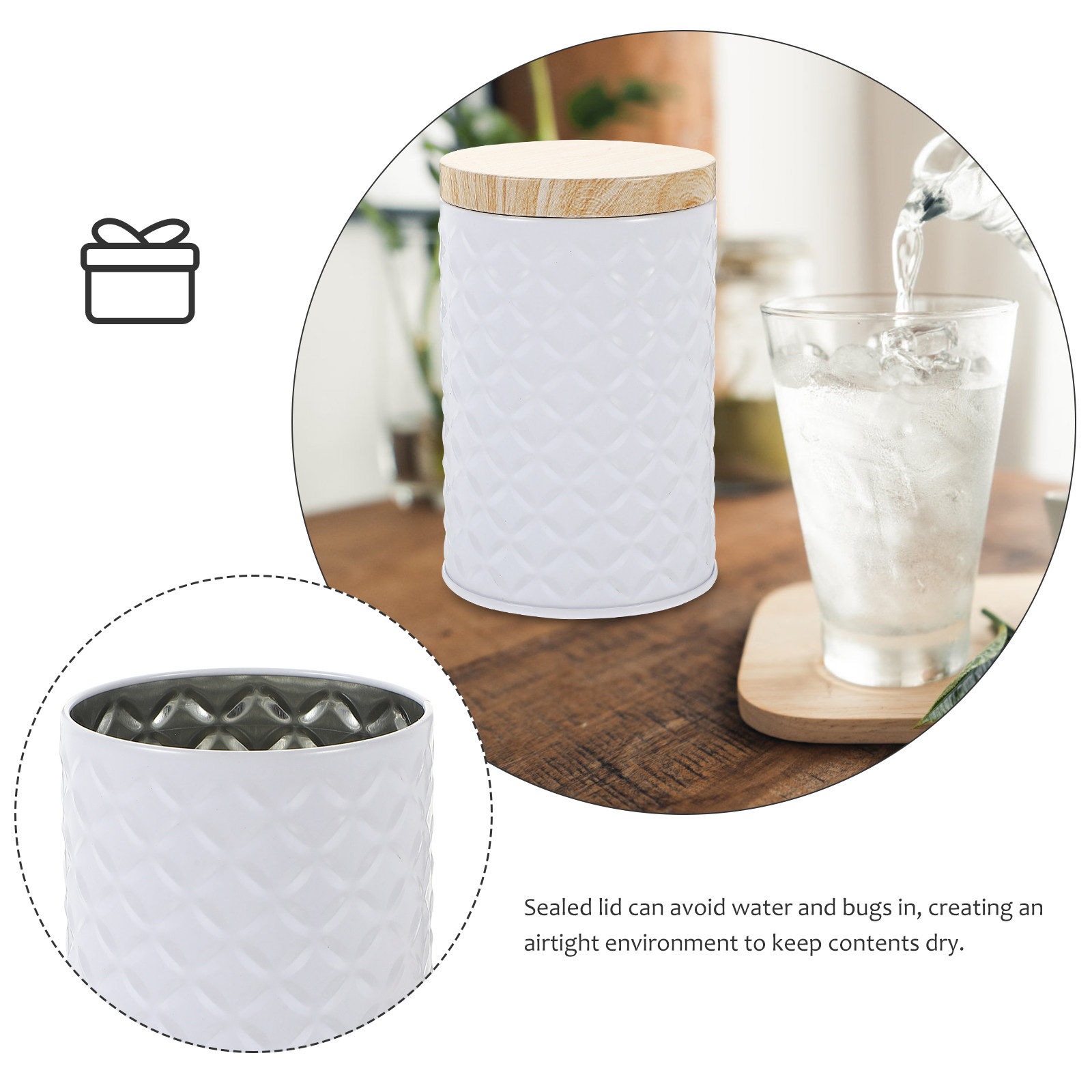 กระปุกเก็บอาหาร 2 ชิ้น ทำจากแผ - Food Storage And Organizer บทวิจารณ์และราคา