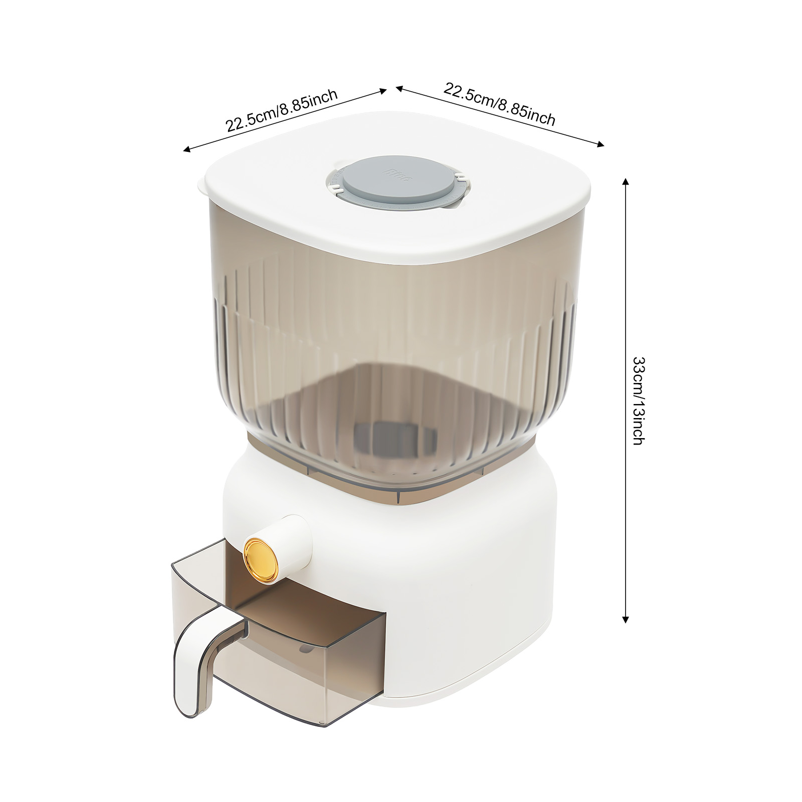 ภาชนะเก็บอาหารทรงสี่เหลี่ยม วั - Food Storage Without Pantry บทวิจารณ์และราคา