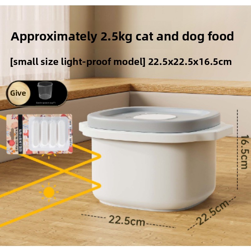 ถังเก็บอาหารสัตว์เลี้ยงแบบสุญญ - Food Storage For Dog บทวิจารณ์และราคา