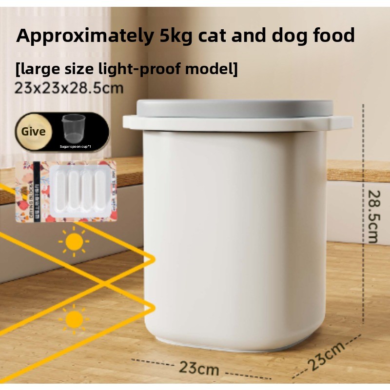 ถังเก็บอาหารสัตว์เลี้ยงแบบสุญญ - Food Storage For Dog บทวิจารณ์และราคา