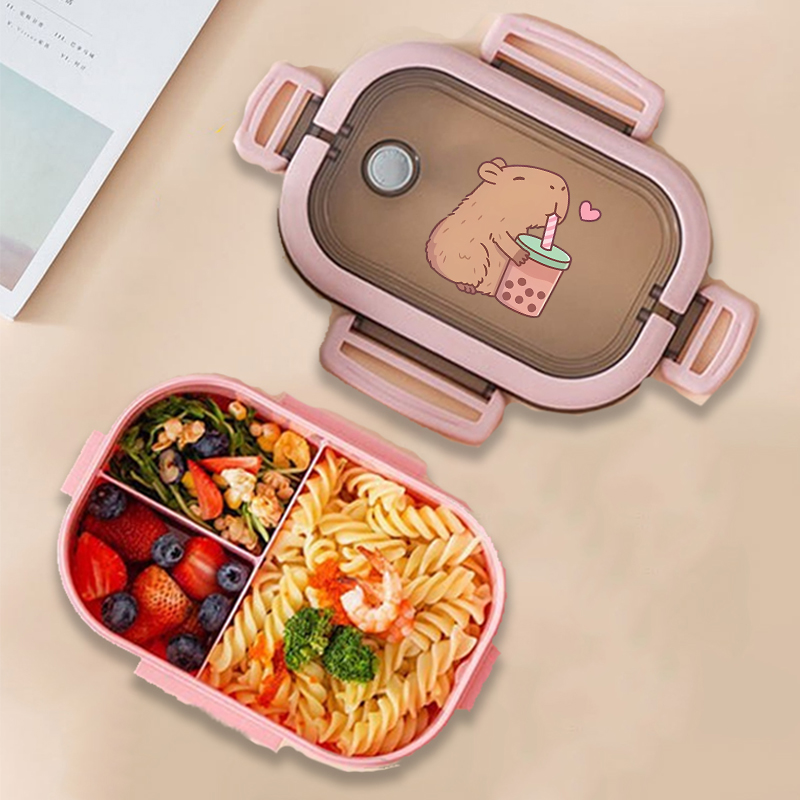 กล่องข้าวกลางวันลายคาปิบาร่า ล - Food Storage And Organizer บทวิจารณ์และราคา