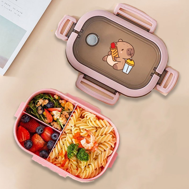 กล่องข้าวกลางวันลายคาปิบาร่า ล - Food Storage And Organizer บทวิจารณ์และราคา