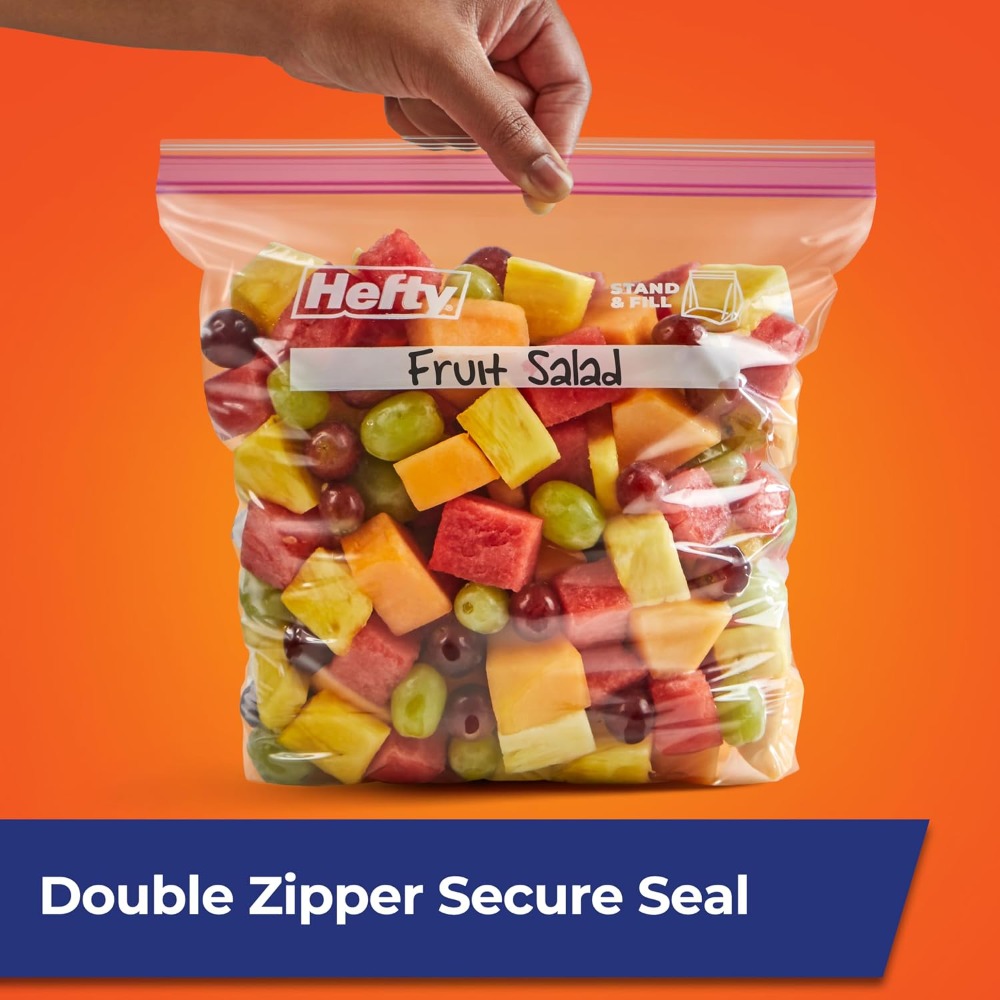 ถุงพลาสติกแบบกดปิด ขนาดแกลลอน  - Food Storage Reusable Bags บทวิจารณ์และราคา