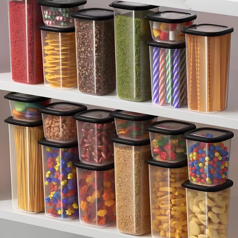 ชุดกล่องถนอมอาหารสุญญากาศ 6 ชิ - Food Storage Plastic บทวิจารณ์และราคา