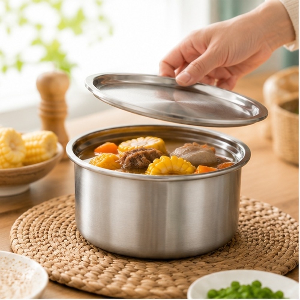 ถ้วยสแตนเลส 304 พร้อมฝาปิด สำห - Food Storage Bowls บทวิจารณ์และราคา