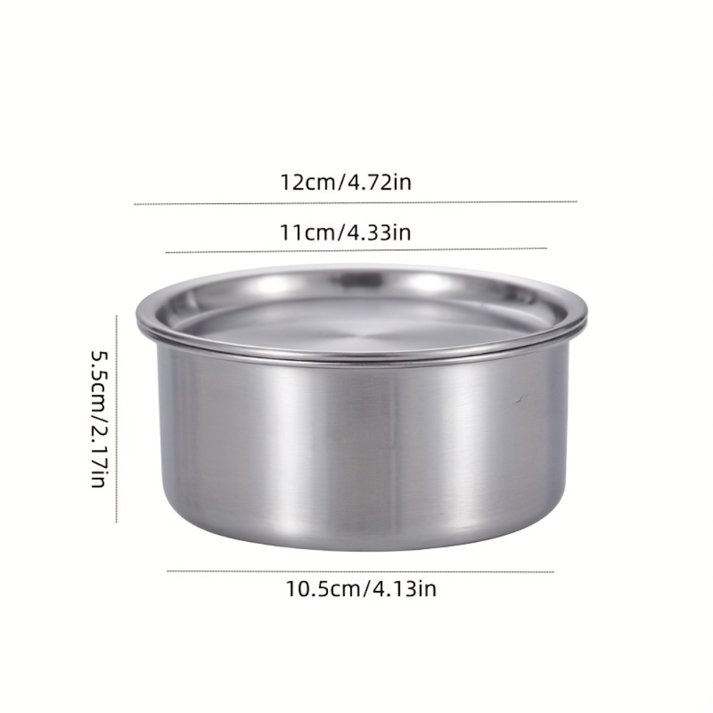 ถ้วยสแตนเลส 304 พร้อมฝาปิด สำห - Food Storage Bowls บทวิจารณ์และราคา