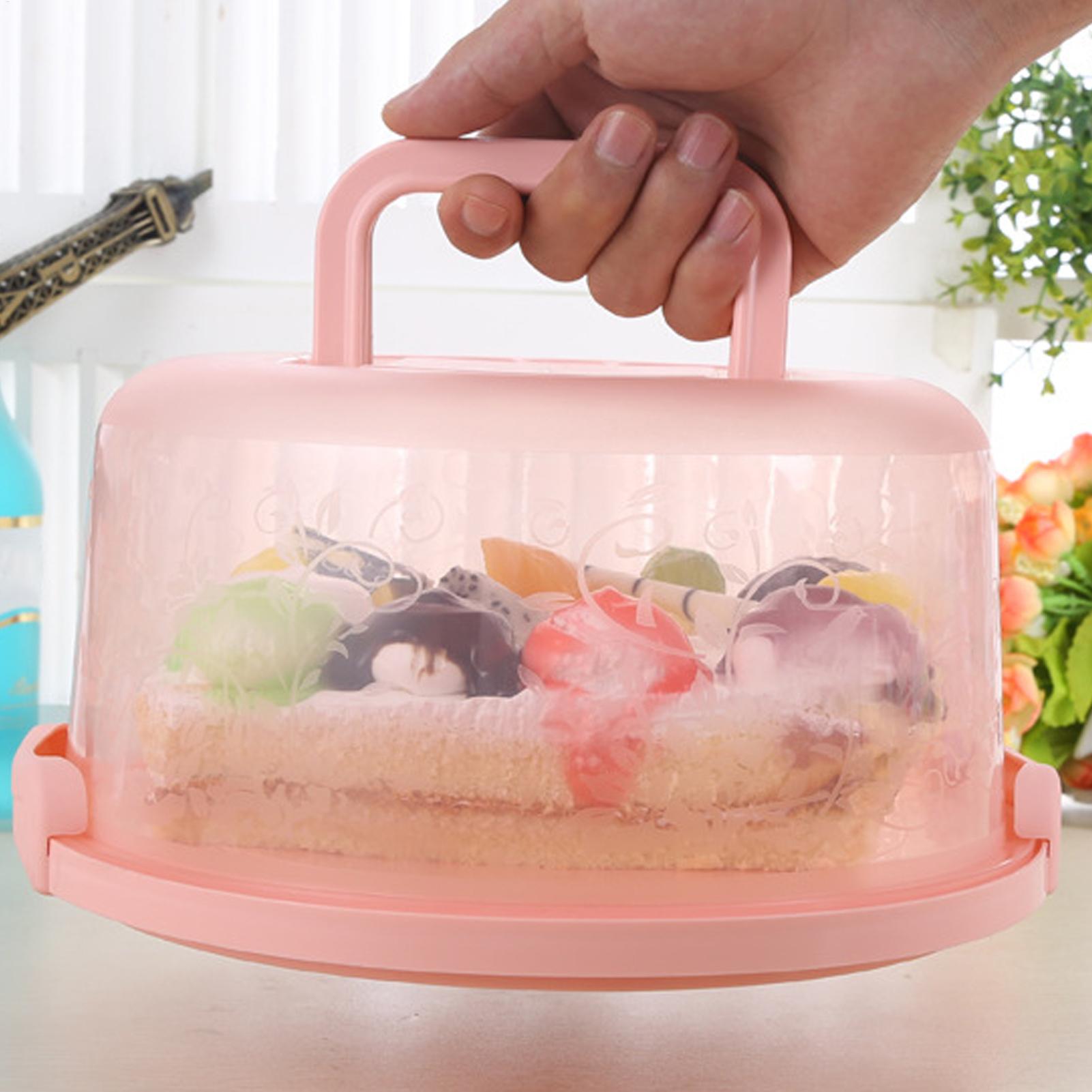 กล่องใส่เค้กแบบพกพา กล่องเก็บอ - Food Storage Box Plastic บทวิจารณ์และราคา