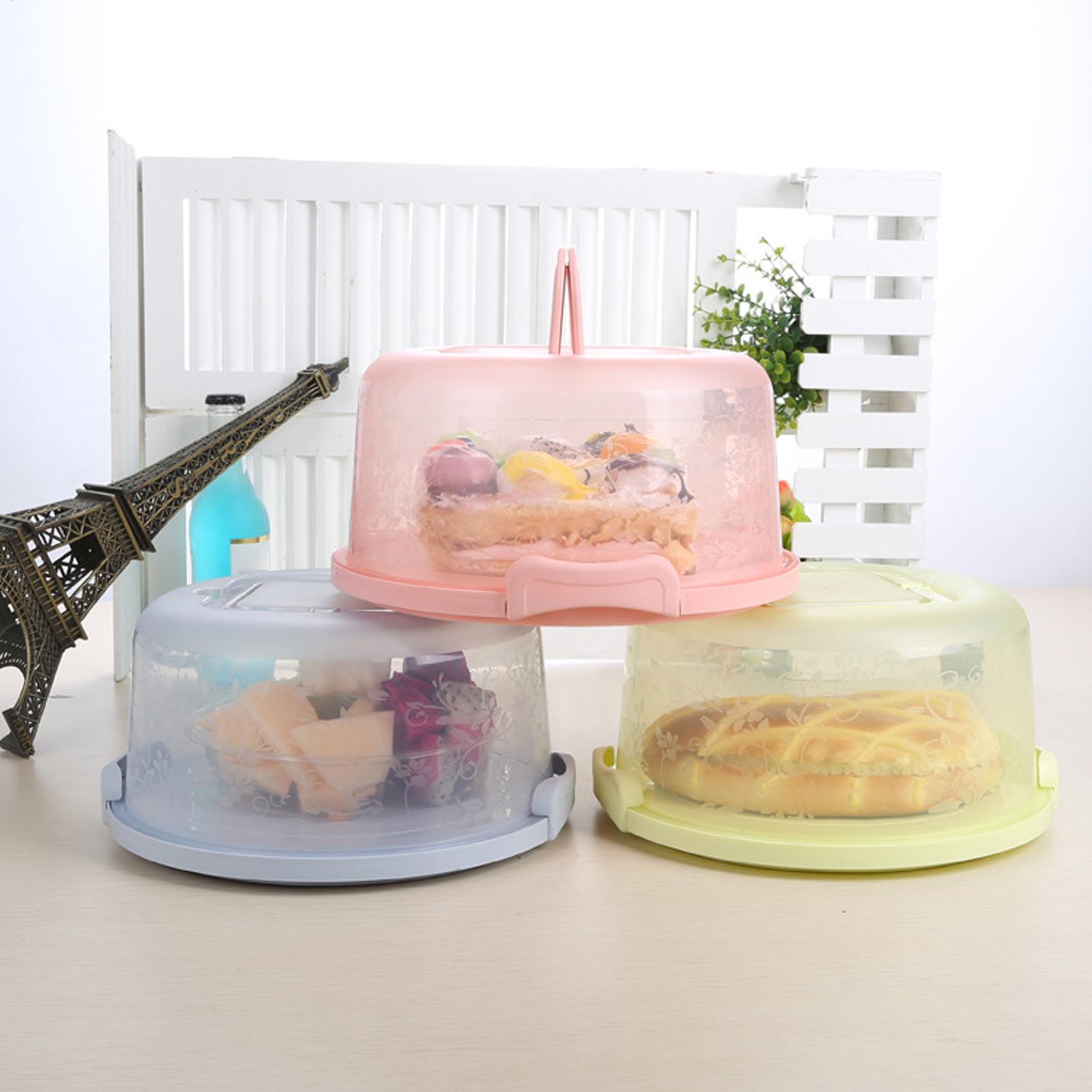 กล่องใส่เค้กแบบพกพา กล่องเก็บอ - Food Storage Box Plastic บทวิจารณ์และราคา