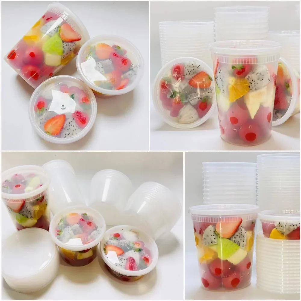 24 ชิ้น Deli ภาชนะเก็บอาหารพร้ - Food Storage Bowls บทวิจารณ์และราคา