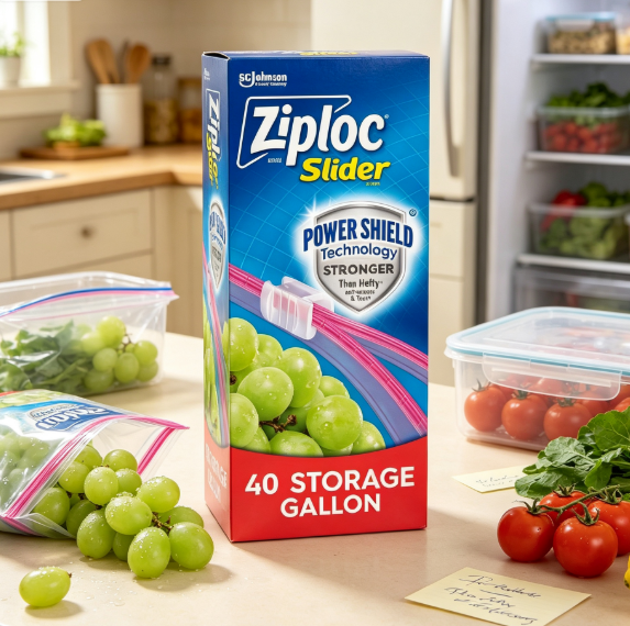 ถุงเก็บอาหารแบบรูดปิดขนาดแกลลอ - Food Storage Reusable Bags บทวิจารณ์และราคา