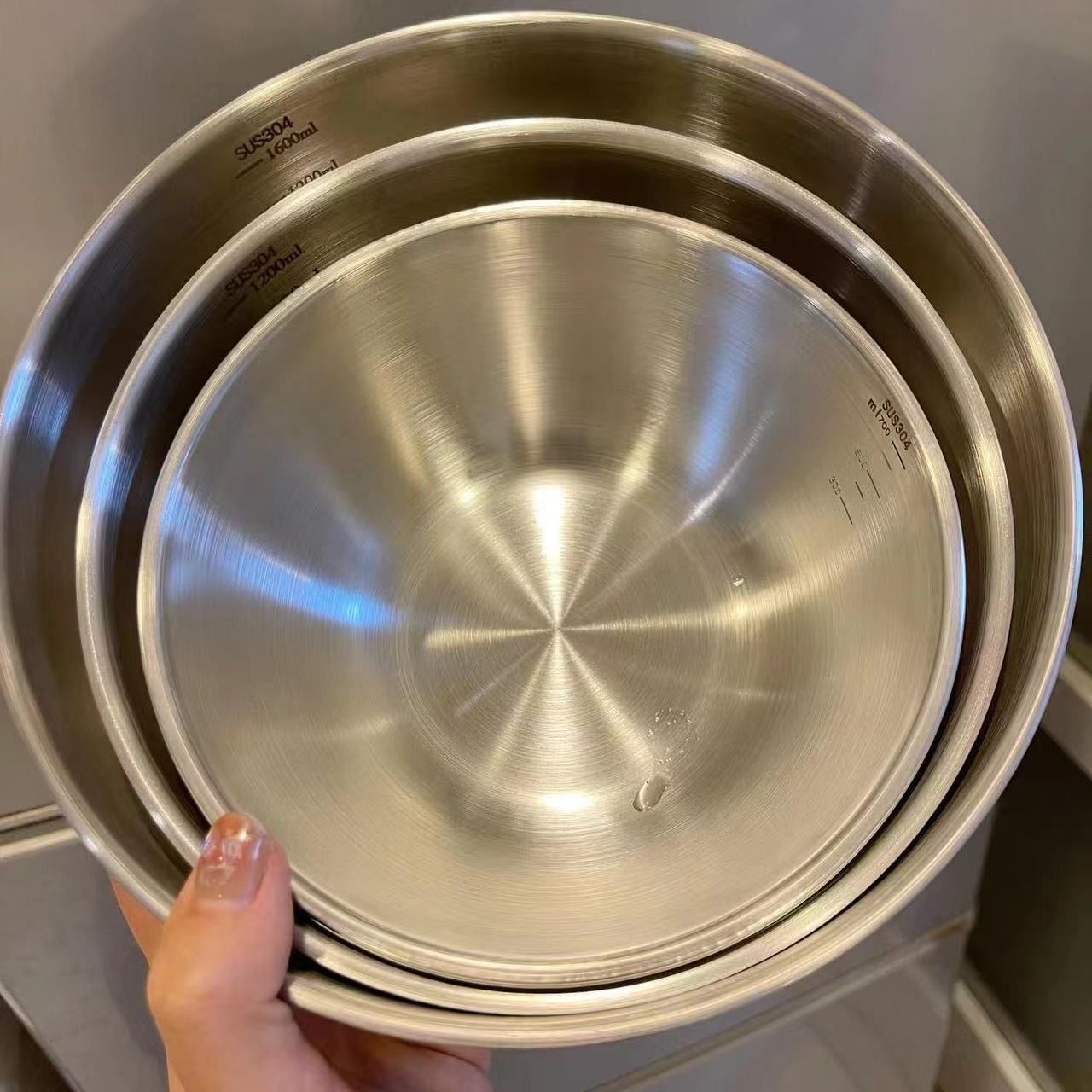 ชุดชามสแตนเลส 1-3 ใบ พร้อมสเกล - Food Storage Bowls บทวิจารณ์และราคา