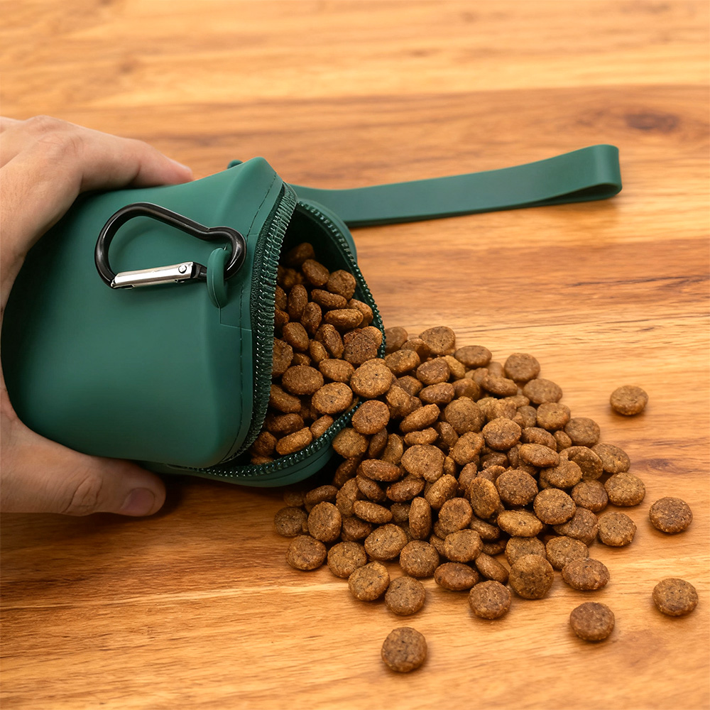 ถุงใส่อาหารสุนัขแบบซิลิโคนพร้อ - Food Storage For Dog บทวิจารณ์และราคา