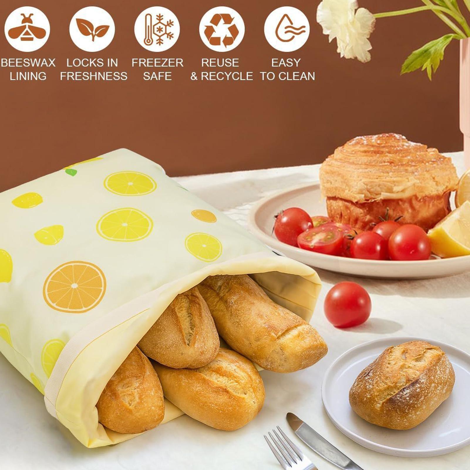 ถุงขนมปังนำมาใช้ใหม่ ถุงเก็บอา - Food Storage Reusable Bags บทวิจารณ์และราคา